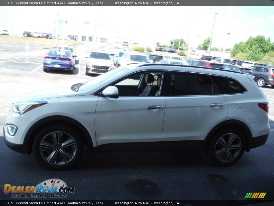 2015 Hyundai Santa Fe Limited AWD Monaco White / Black Photo #6