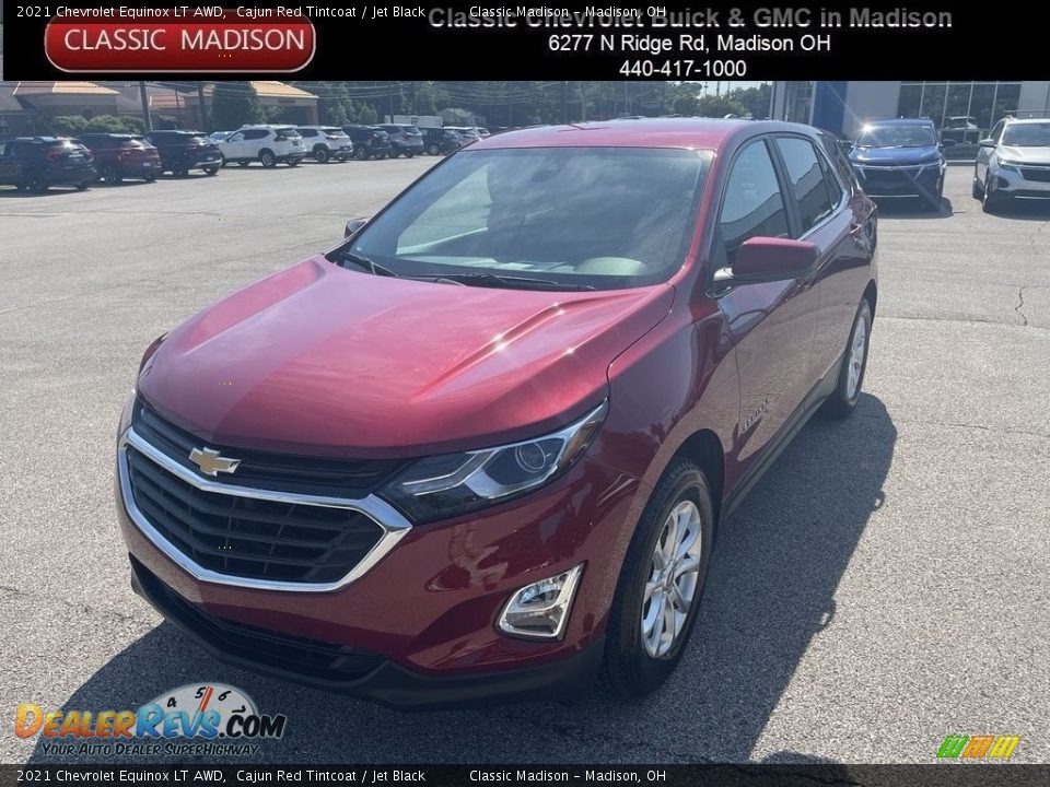 2021 Chevrolet Equinox LT AWD Cajun Red Tintcoat / Jet Black Photo #1