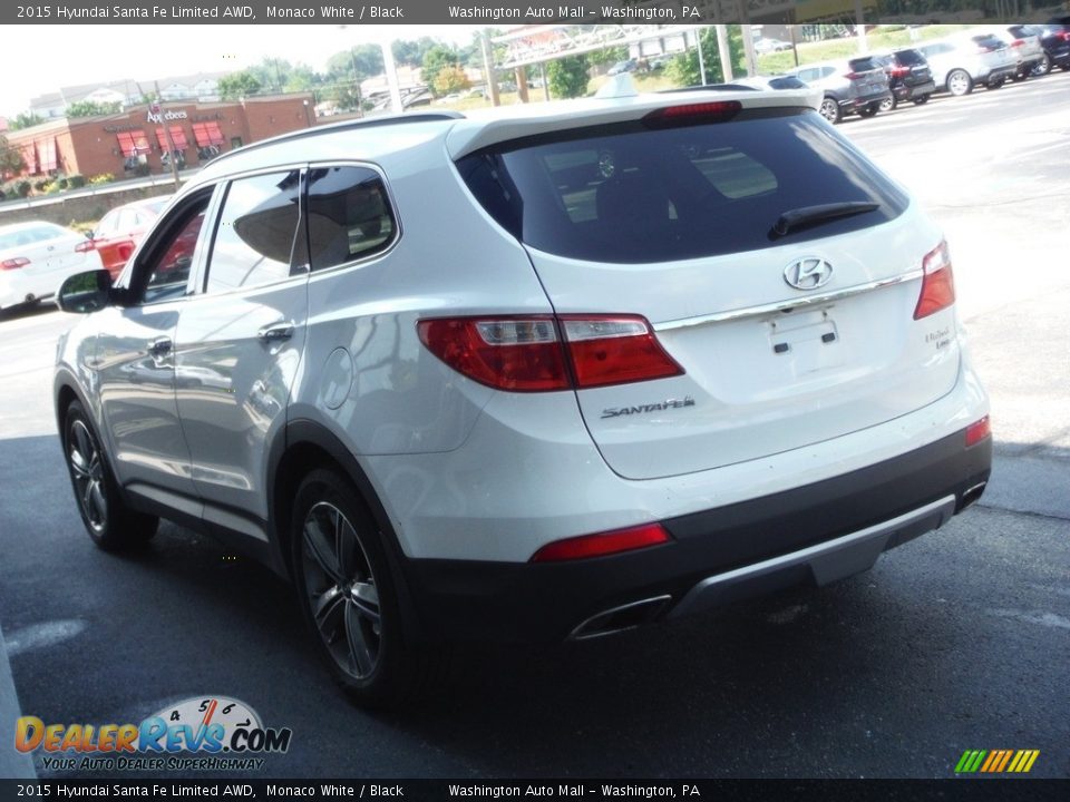 2015 Hyundai Santa Fe Limited AWD Monaco White / Black Photo #7