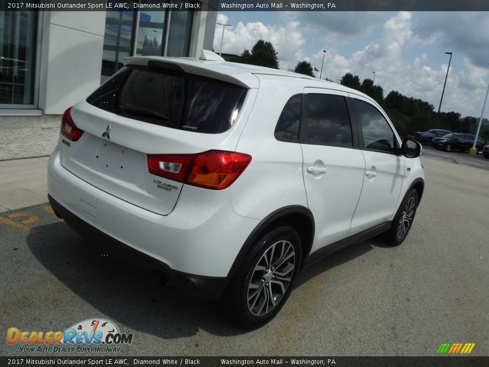 2017 Mitsubishi Outlander Sport LE AWC Diamond White / Black Photo #8