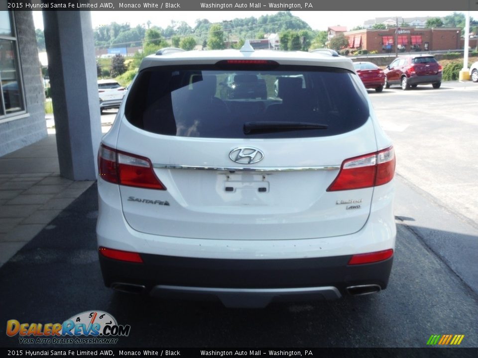 2015 Hyundai Santa Fe Limited AWD Monaco White / Black Photo #8