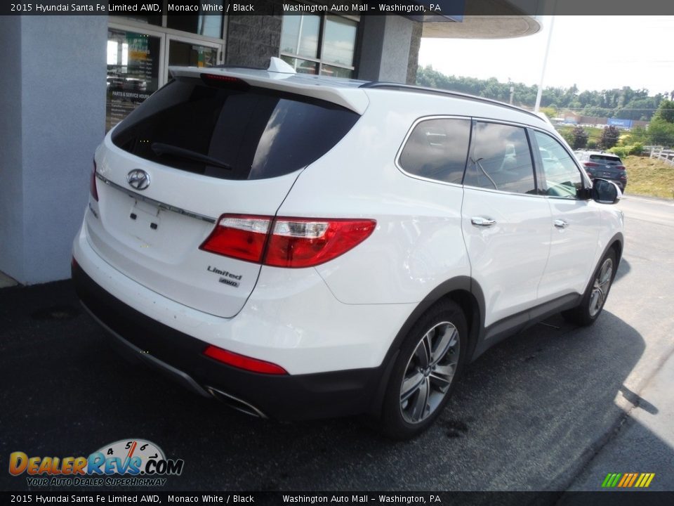 2015 Hyundai Santa Fe Limited AWD Monaco White / Black Photo #10