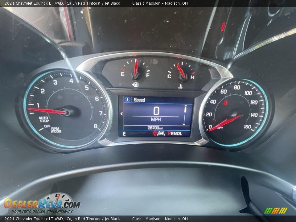 2021 Chevrolet Equinox LT AWD Cajun Red Tintcoat / Jet Black Photo #10