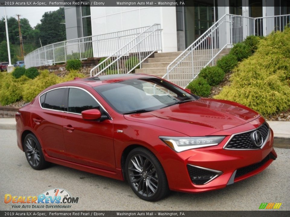 2019 Acura ILX A-Spec Performance Red Pearl / Ebony Photo #1