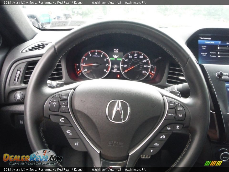 2019 Acura ILX A-Spec Performance Red Pearl / Ebony Photo #8