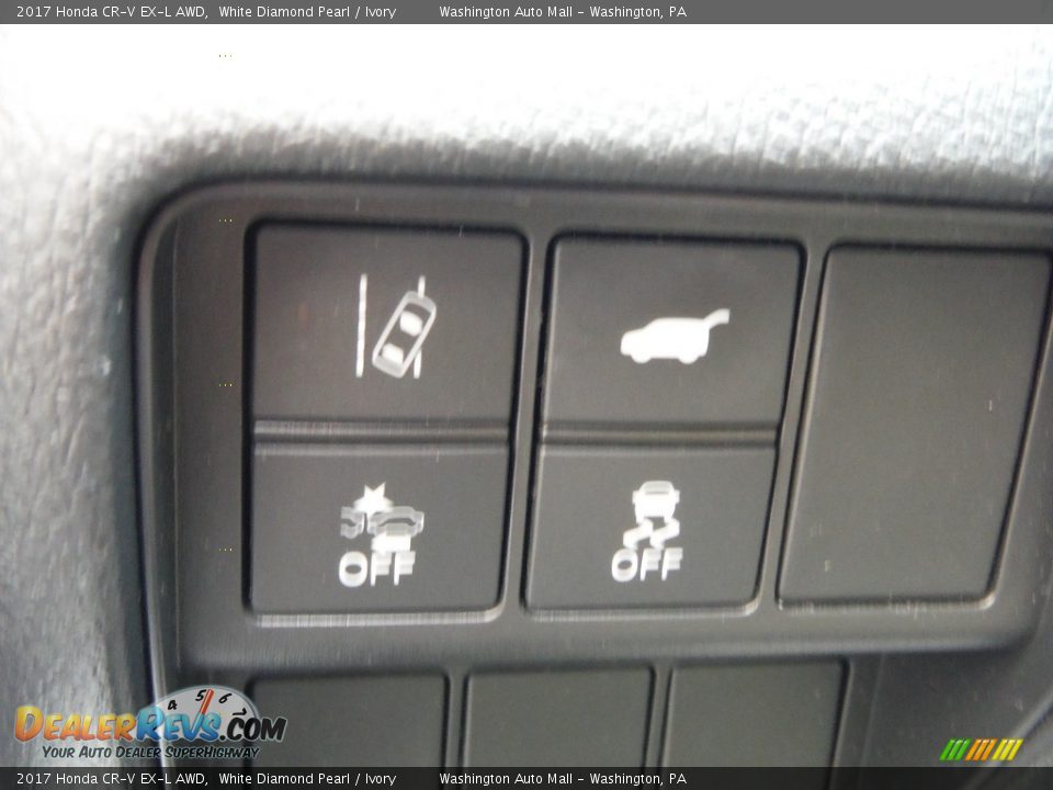 2017 Honda CR-V EX-L AWD White Diamond Pearl / Ivory Photo #16