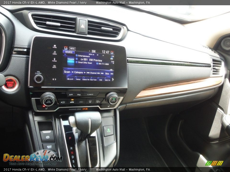 2017 Honda CR-V EX-L AWD White Diamond Pearl / Ivory Photo #20