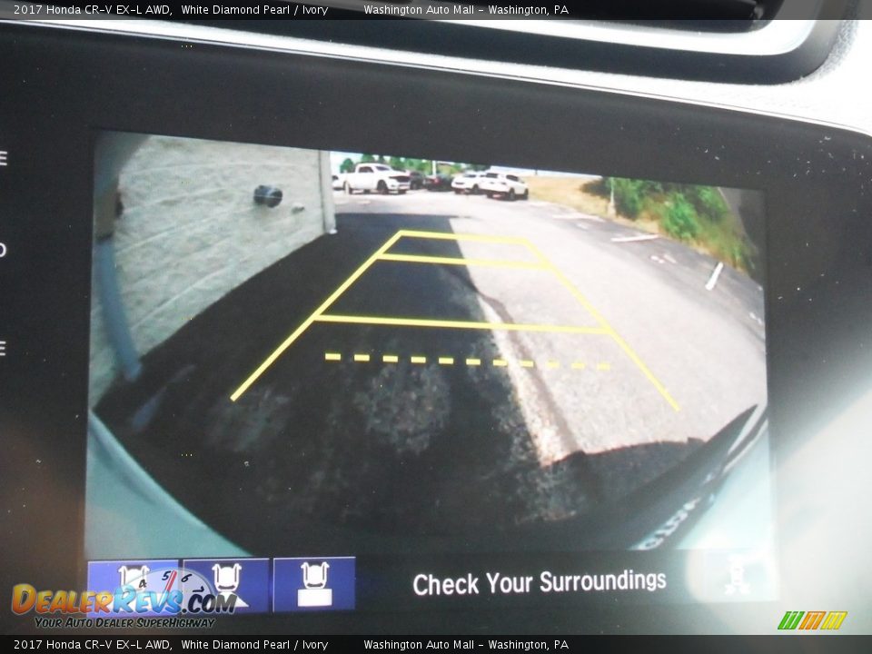 2017 Honda CR-V EX-L AWD White Diamond Pearl / Ivory Photo #22