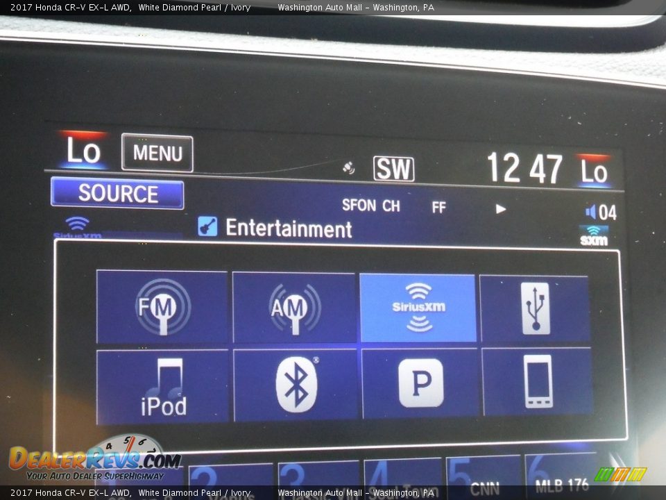2017 Honda CR-V EX-L AWD White Diamond Pearl / Ivory Photo #23