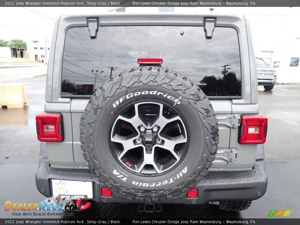 2022 Jeep Wrangler Unlimited Rubicon 4x4 Sting-Gray / Black Photo #4