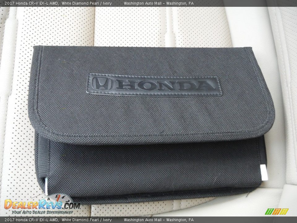 2017 Honda CR-V EX-L AWD White Diamond Pearl / Ivory Photo #30