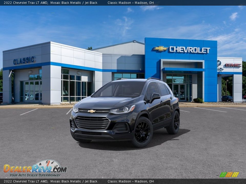 2022 Chevrolet Trax LT AWD Mosaic Black Metallic / Jet Black Photo #8