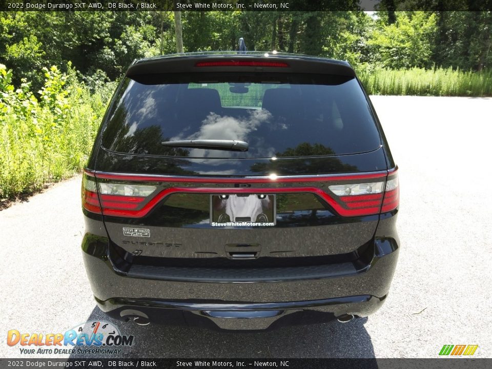 2022 Dodge Durango SXT AWD DB Black / Black Photo #6