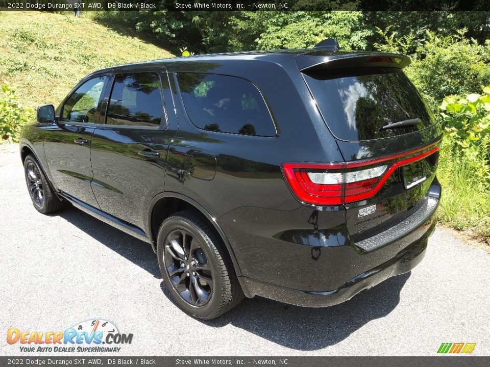 2022 Dodge Durango SXT AWD DB Black / Black Photo #7