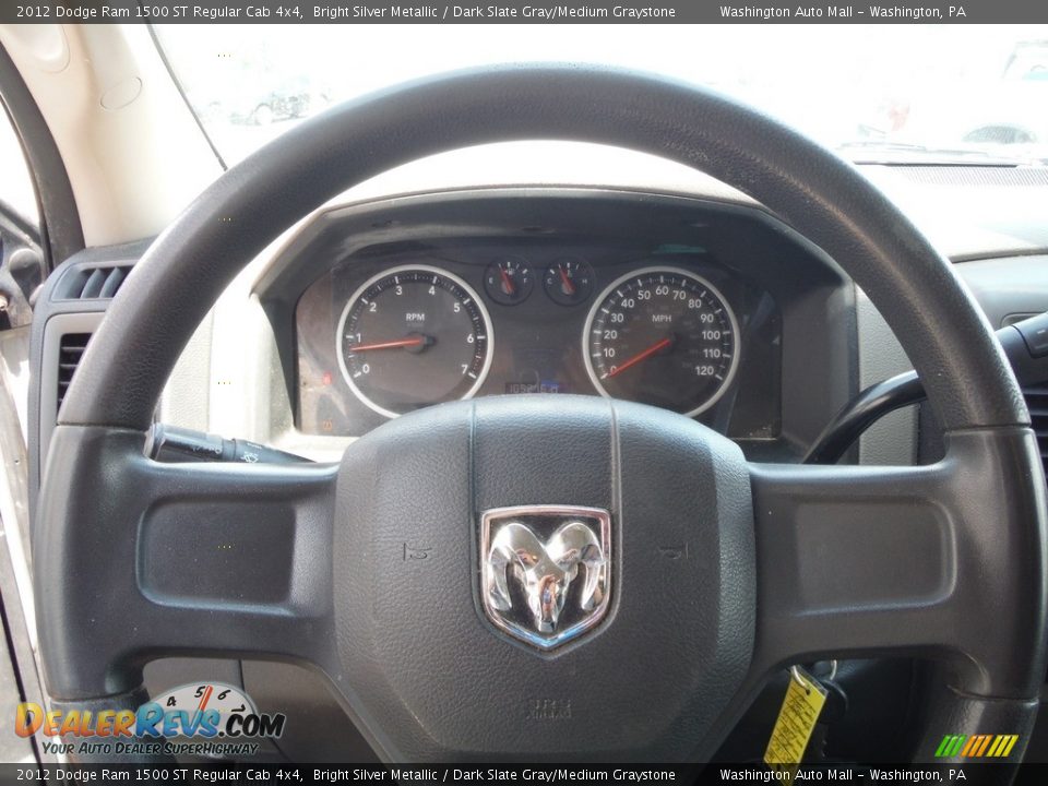 2012 Dodge Ram 1500 ST Regular Cab 4x4 Steering Wheel Photo #18