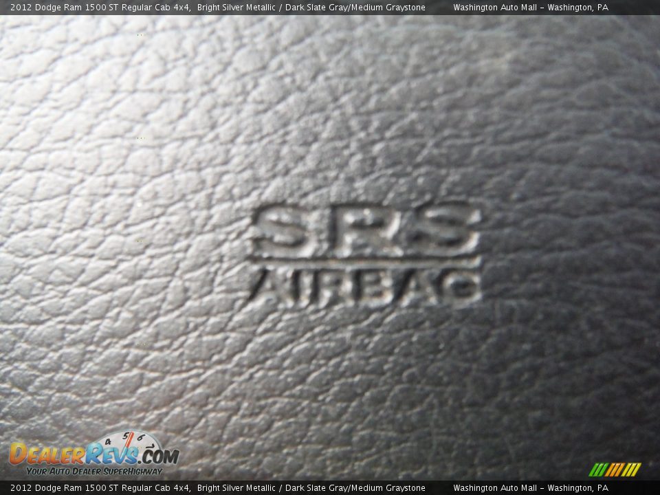 2012 Dodge Ram 1500 ST Regular Cab 4x4 Bright Silver Metallic / Dark Slate Gray/Medium Graystone Photo #19