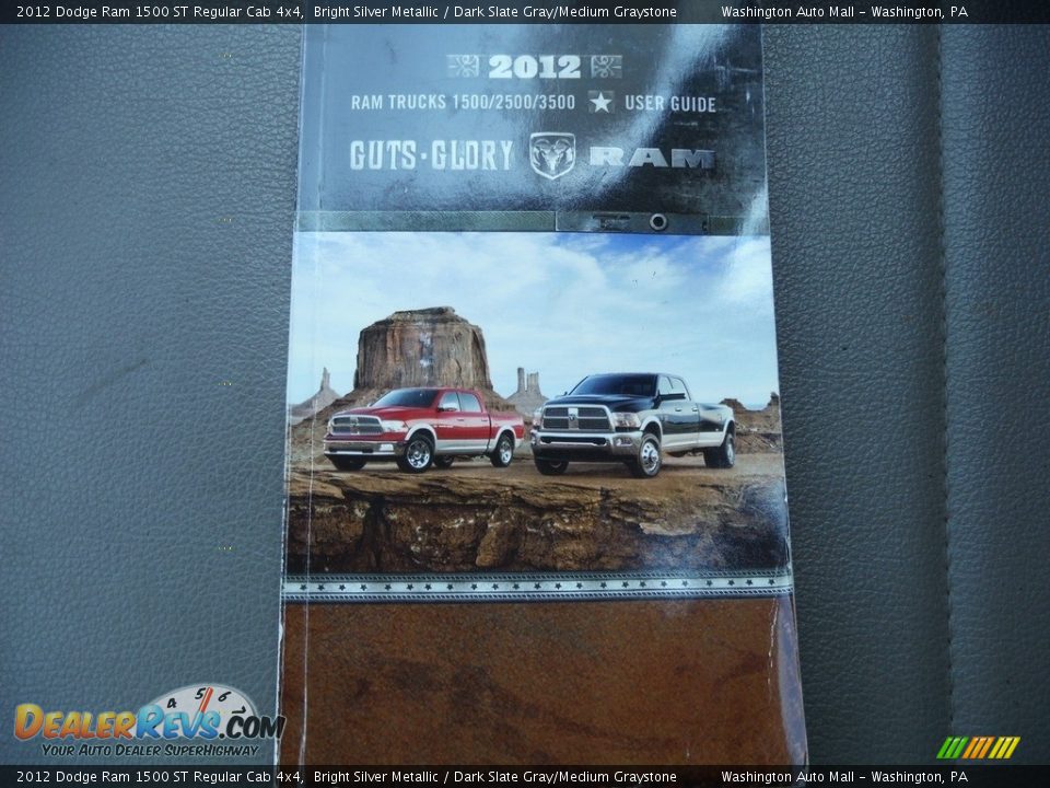 Books/Manuals of 2012 Dodge Ram 1500 ST Regular Cab 4x4 Photo #22