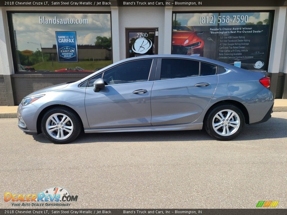 2018 Chevrolet Cruze LT Satin Steel Gray Metallic / Jet Black Photo #1