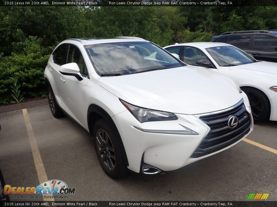 2016 Lexus NX 200t AWD Eminent White Pearl / Black Photo #3