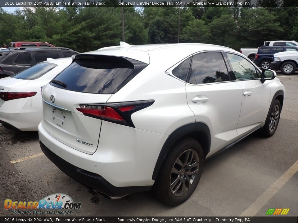 2016 Lexus NX 200t AWD Eminent White Pearl / Black Photo #4