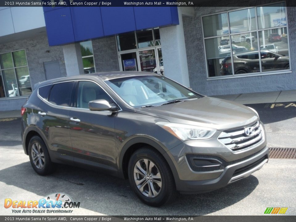 2013 Hyundai Santa Fe Sport AWD Canyon Copper / Beige Photo #1