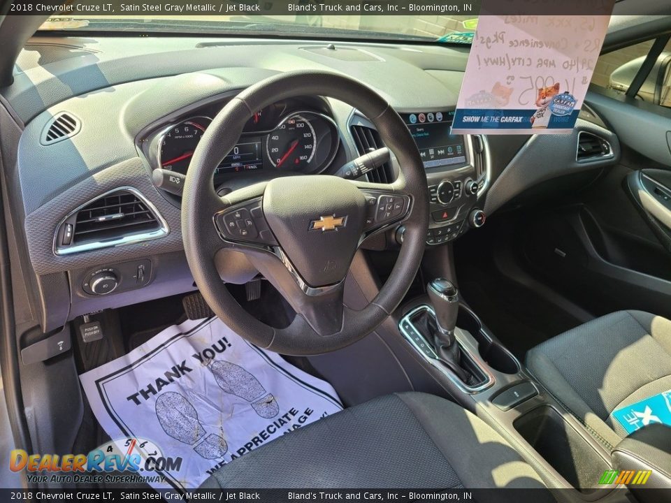 2018 Chevrolet Cruze LT Satin Steel Gray Metallic / Jet Black Photo #11