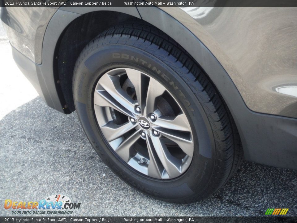 2013 Hyundai Santa Fe Sport AWD Canyon Copper / Beige Photo #3