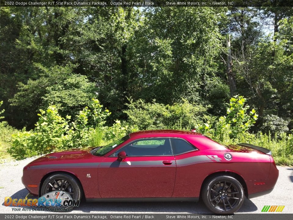 2022 Dodge Challenger R/T Scat Pack Dynamics Package Octane Red Pearl / Black Photo #1