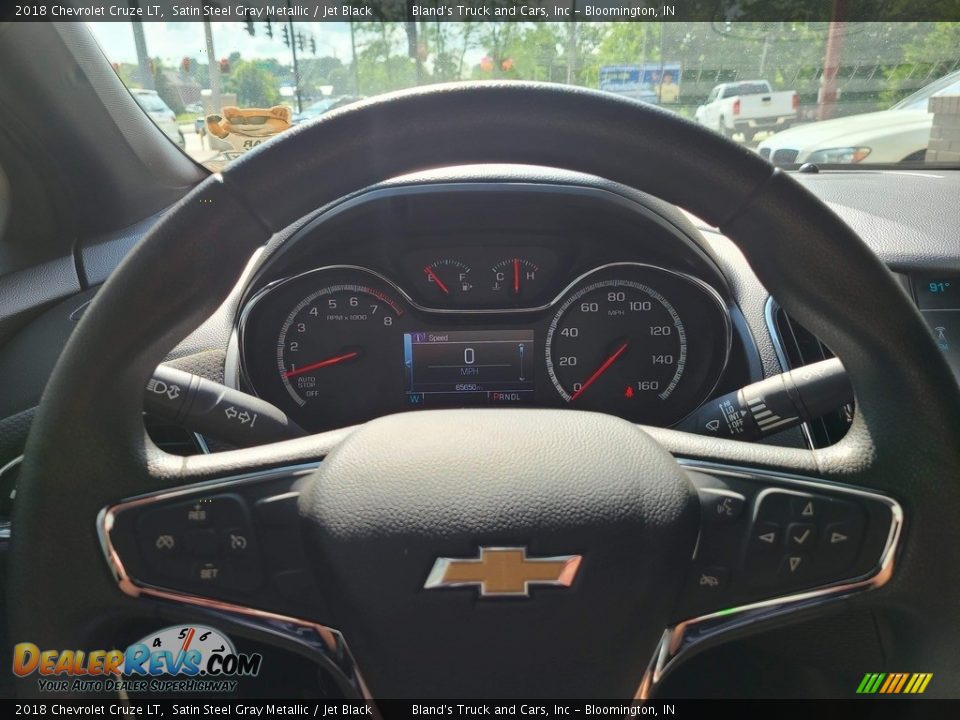 2018 Chevrolet Cruze LT Satin Steel Gray Metallic / Jet Black Photo #13