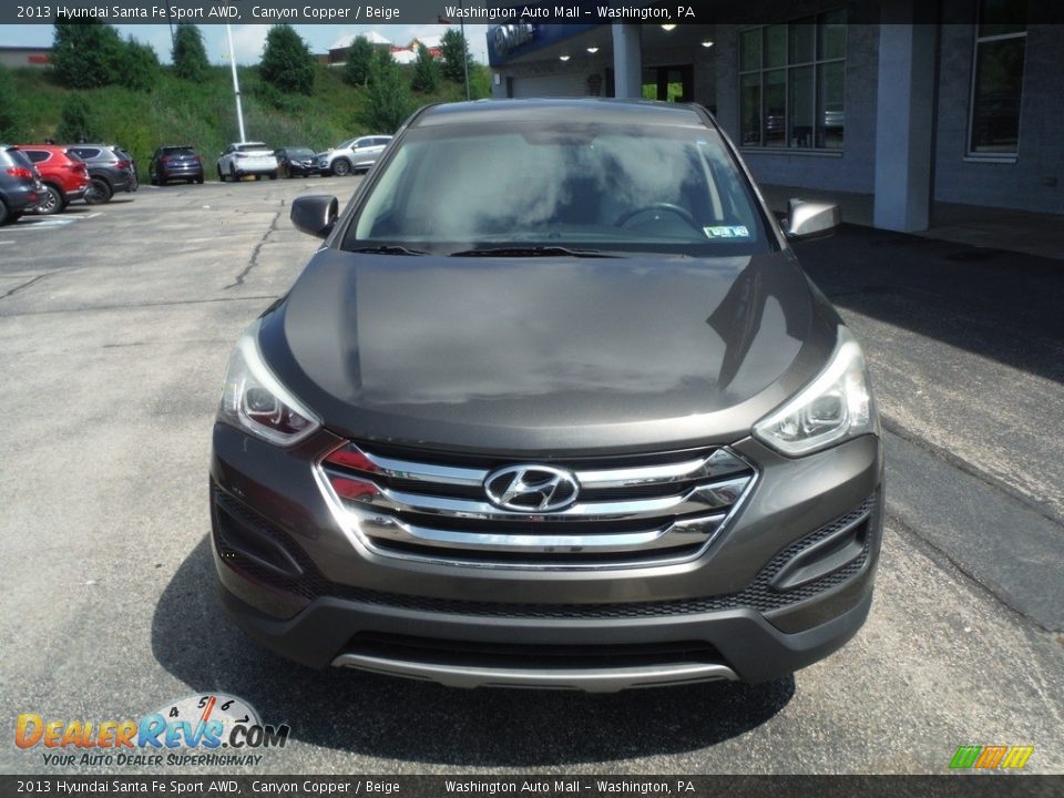 2013 Hyundai Santa Fe Sport AWD Canyon Copper / Beige Photo #4