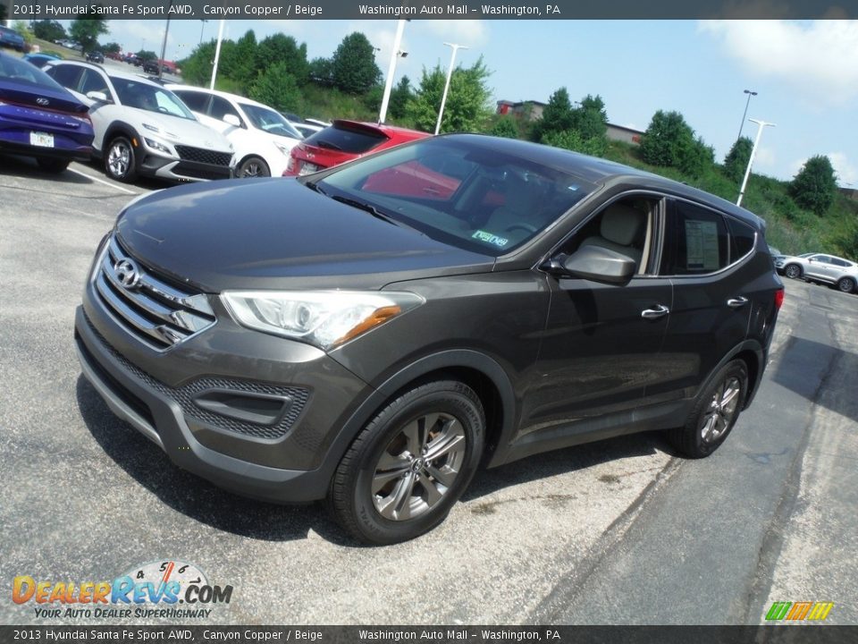 2013 Hyundai Santa Fe Sport AWD Canyon Copper / Beige Photo #5