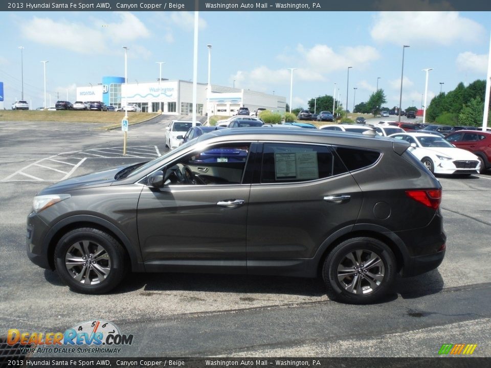 2013 Hyundai Santa Fe Sport AWD Canyon Copper / Beige Photo #6