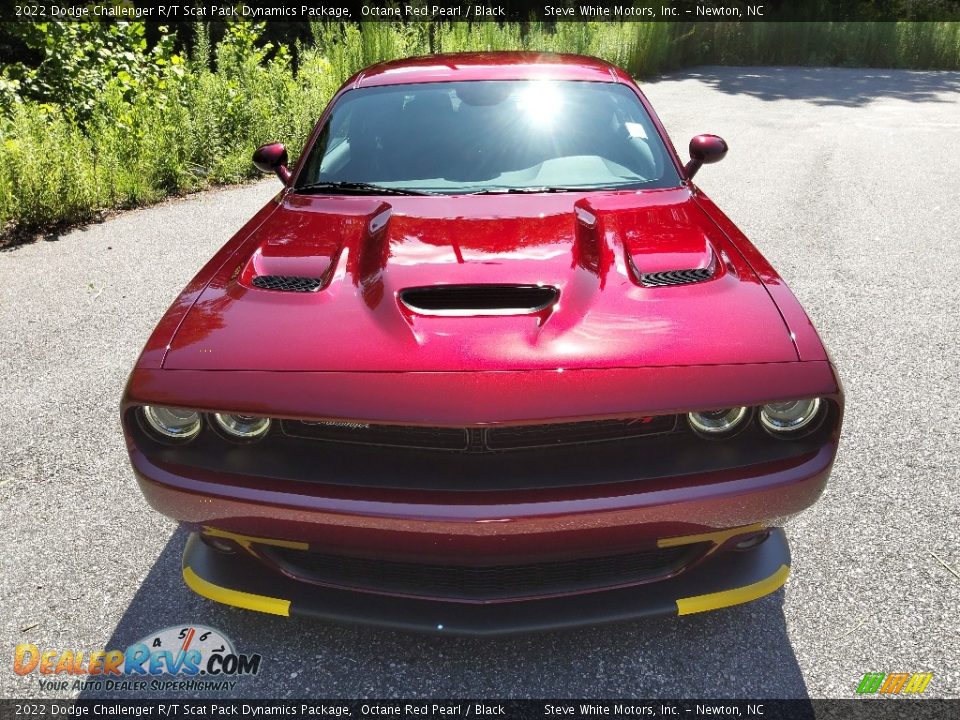 2022 Dodge Challenger R/T Scat Pack Dynamics Package Octane Red Pearl / Black Photo #3