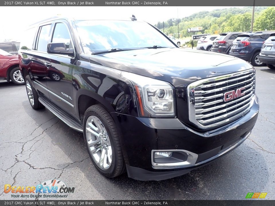 2017 GMC Yukon XL SLT 4WD Onyx Black / Jet Black Photo #9