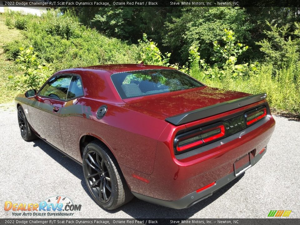 2022 Dodge Challenger R/T Scat Pack Dynamics Package Octane Red Pearl / Black Photo #8