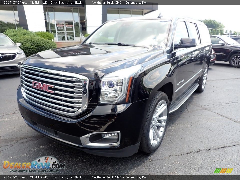 2017 GMC Yukon XL SLT 4WD Onyx Black / Jet Black Photo #12