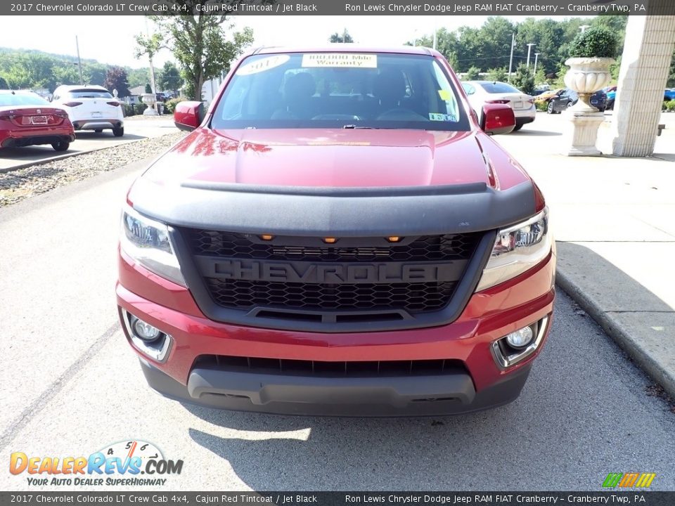 2017 Chevrolet Colorado LT Crew Cab 4x4 Cajun Red Tintcoat / Jet Black Photo #3