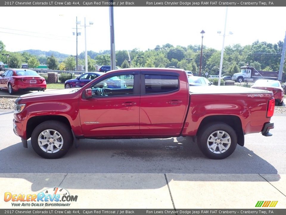 2017 Chevrolet Colorado LT Crew Cab 4x4 Cajun Red Tintcoat / Jet Black Photo #5