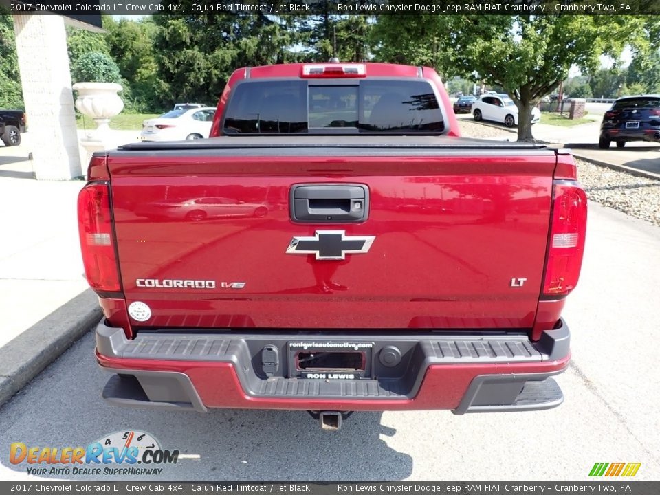 2017 Chevrolet Colorado LT Crew Cab 4x4 Cajun Red Tintcoat / Jet Black Photo #7