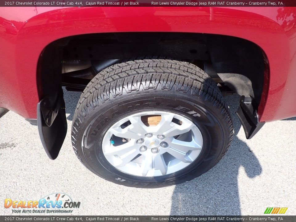 2017 Chevrolet Colorado LT Crew Cab 4x4 Cajun Red Tintcoat / Jet Black Photo #9