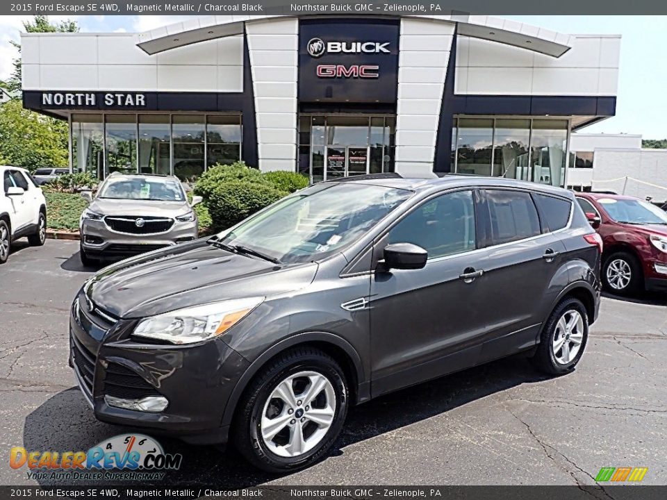 2015 Ford Escape SE 4WD Magnetic Metallic / Charcoal Black Photo #1