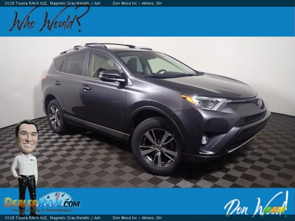 2018 Toyota RAV4 XLE Magnetic Gray Metallic / Ash Photo #1