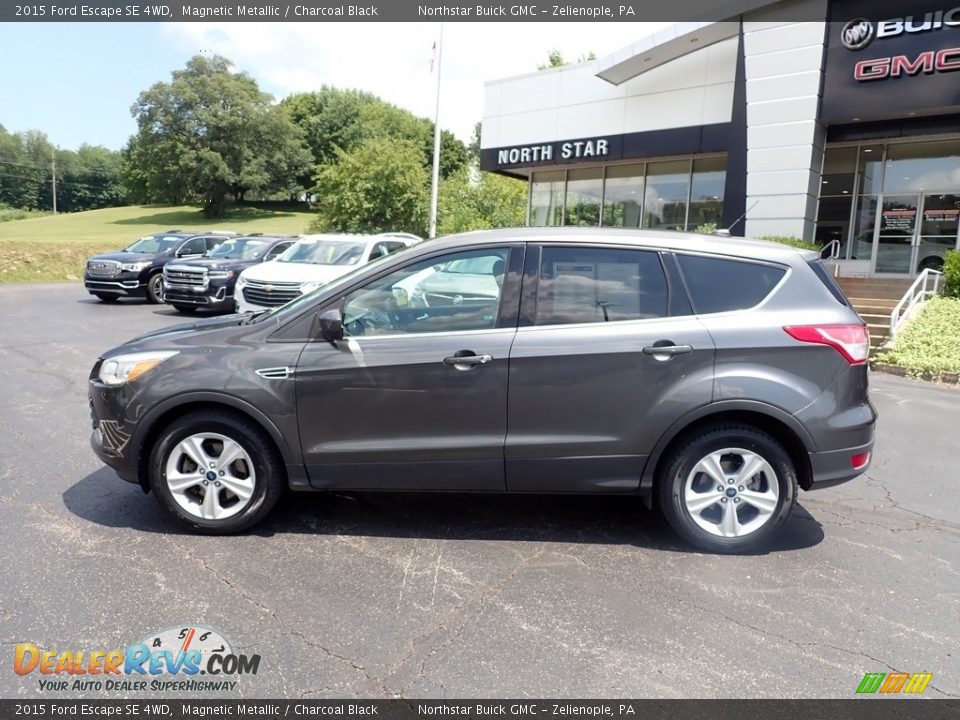 2015 Ford Escape SE 4WD Magnetic Metallic / Charcoal Black Photo #2