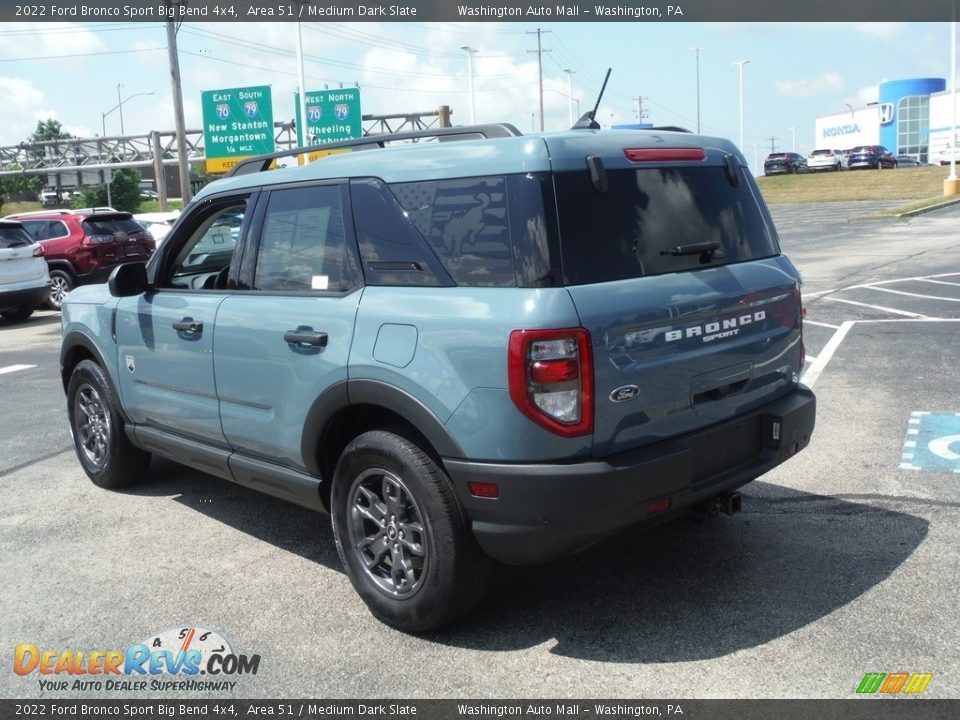 2022 Ford Bronco Sport Big Bend 4x4 Area 51 / Medium Dark Slate Photo #10