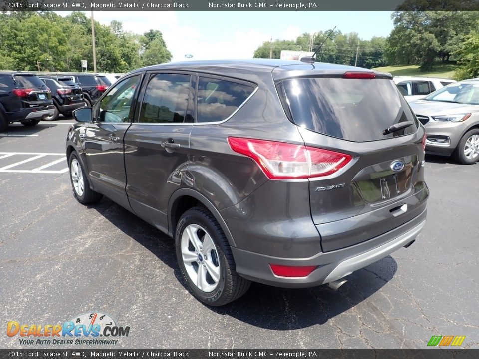 2015 Ford Escape SE 4WD Magnetic Metallic / Charcoal Black Photo #3