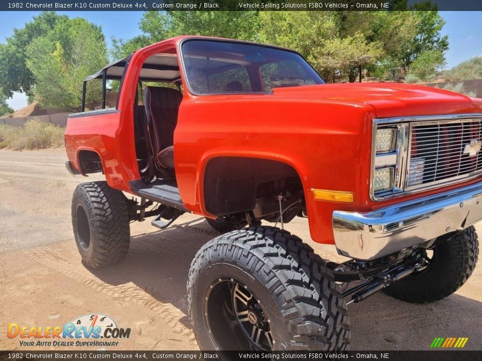 Custom Orange 1982 Chevrolet Blazer K10 Custom Deluxe 4x4 Photo #2