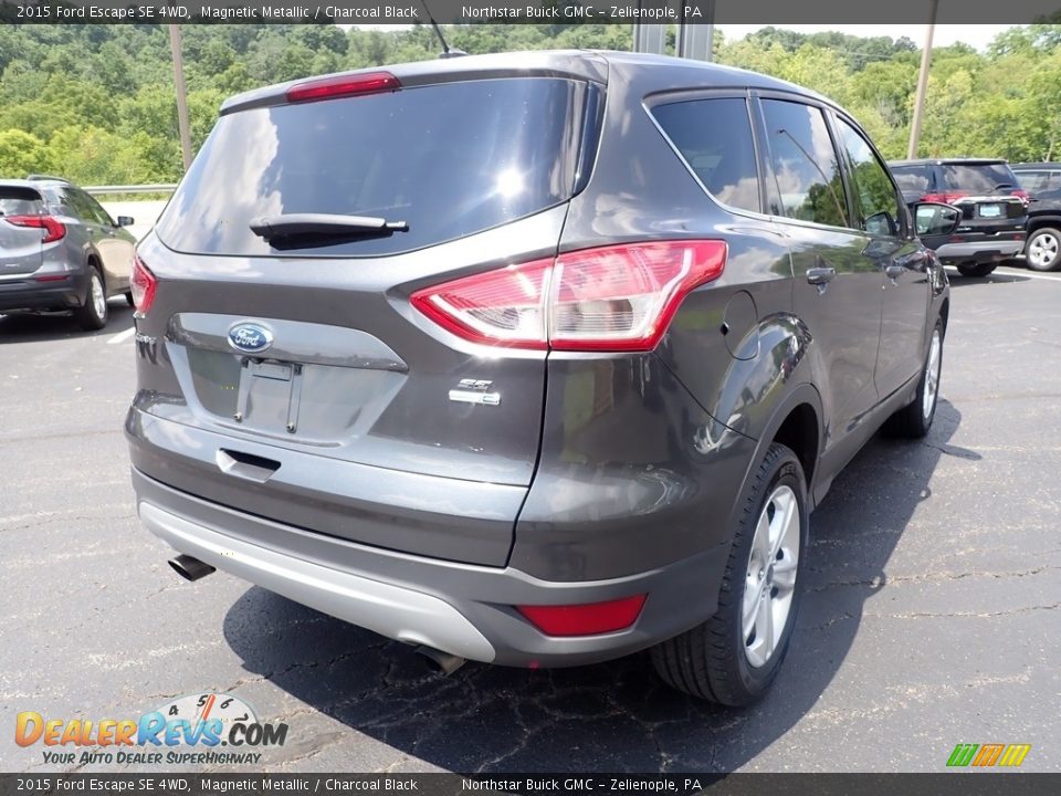 2015 Ford Escape SE 4WD Magnetic Metallic / Charcoal Black Photo #6