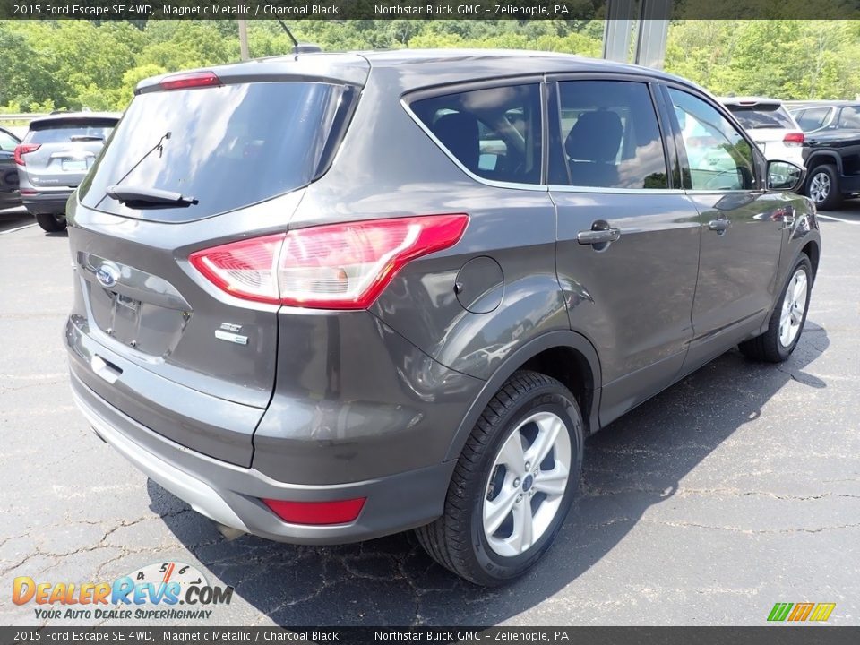 2015 Ford Escape SE 4WD Magnetic Metallic / Charcoal Black Photo #7