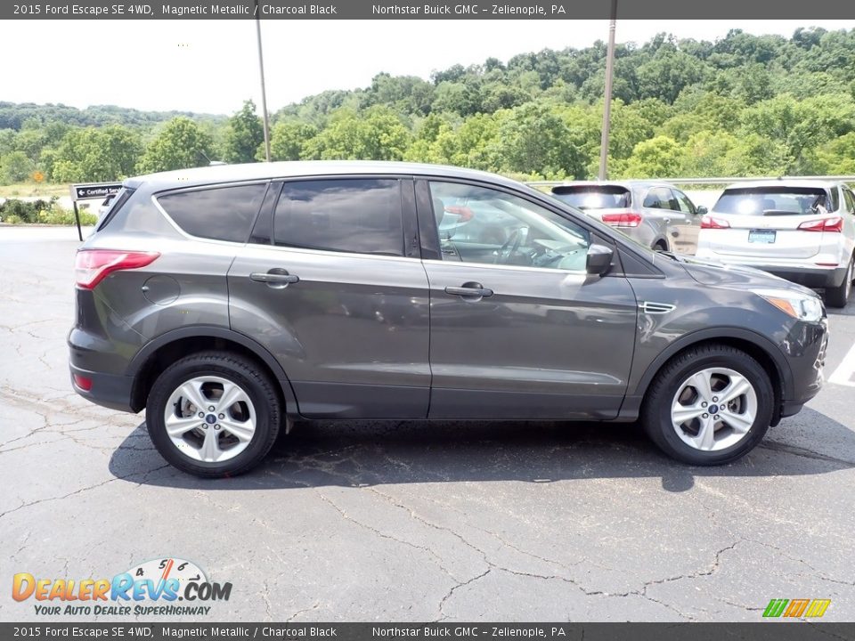 2015 Ford Escape SE 4WD Magnetic Metallic / Charcoal Black Photo #8