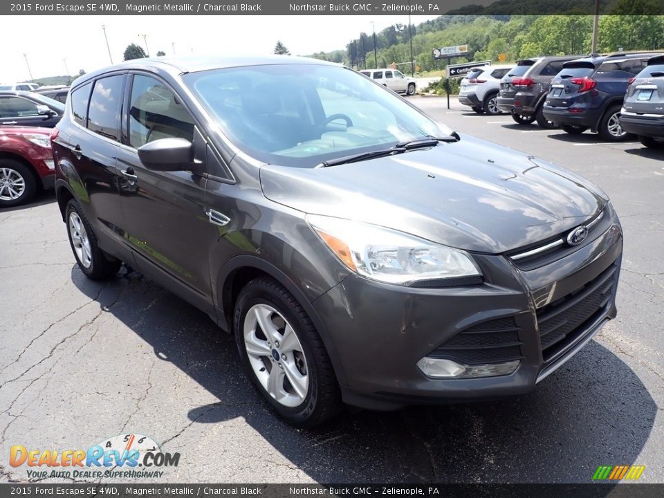 2015 Ford Escape SE 4WD Magnetic Metallic / Charcoal Black Photo #9